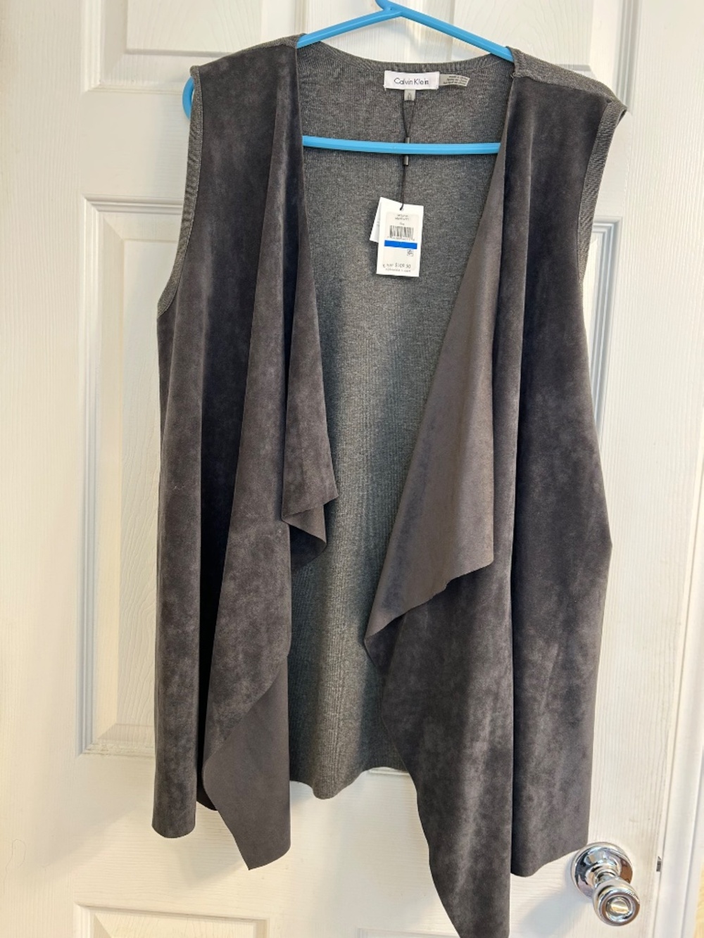 Calvin Klein - Faux suede Vest - XL
